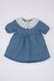 Short-Sleeved Jean Dress Baby Girl C3577A524Sm