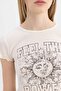 Fitted Crew Neck Printed Waffle Short Sleeve T-Shirt C8612Ax24Sm - 5