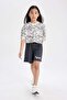 Printed Shorts for Girls C5285A824Sm - 4