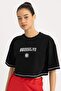 Nba Brooklyn Nets Crop Crewneck Short Sleeve T-Shirt B9953Ax24Sm