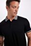 Slim Fit Slim Cut Polo Neck Short-Sleeve Cotton T-Shirt D0033AXNS - 5