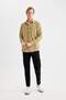 100% Cotton Regular Fit Long Sleeve Shirt with Pockets B5587Ax24Sp - 2