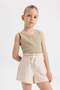Beli Lace-Up Shorts for Girls A2455A824Hs - 4