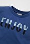 Crew Neck Printed Short Sleeve T-Shirt Baby Boy C5911A524Sm - 3