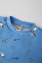 Baby Girl Pajamas Set Patterned Ribbed Camisole Long Sleeve Top with Elastic Waist Long Bottom C2034A524Sp - 3
