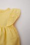 Crew Neck Seersucker Textured Short Sleeve Shirt Baby Girl C5972A524Sm - 3
