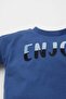 Crew Neck Printed Short Sleeve T-Shirt Baby Boy C5911A524Sm - 2