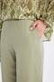 Relax Fit Elastic Waist Basic Straight Wrinkled Trousers Z8788Az24Sm - 5
