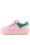 Bob Genuine Leather Pink Green Barefoot Velcro Elastic Baby Sneakers Shoes - 5