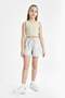 Crew Neck Striped Undershirt Girls Z7814A624Sm - 2