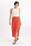 A-Line Floral Regular Waist Slit Midi Skirt X6692Az24Sm - 2