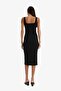 Bodycon Square Neck Ribbed Camisole Strap Midi Dress Z7577azgn1219mc - 6