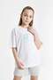 Relax Fit Crew Neck Printed 2-Pack Short Sleeve T-Shirt Girls B6703A824Sm - 7