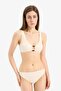 Regular Fit Wrinkled Bikini Bottom B6904Ax24Sm - 3