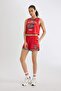 Defactofit Standard Fit Printed Sports Short Leg Shorts B8974Ax24Sm - 7