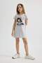 Girl's Short Sleeve Printed Dress C6967A824SM