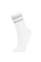 School Comfortable Elastic 3-Piece Cotton Long Socks for Girls C2918A8Ns - 3