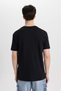 Regular Fit Crew Neck Printed Short Sleeve T-Shirt B8935AX24SM - 6