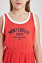 Girl's Printed Ribbed Camisole Sleeveless Long Jumpsuit B4878A824SM - 4