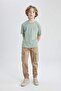 Boy's Crew Neck Short Sleeve T-Shirt B6158A824Sm - 2