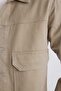 Slim Fit Buttoned Pocket Seasonal Spring Denim Jacket B8155Ax24Sp - 5