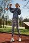 Defactofit Fitted Patterned Waist Saran Sports Leggings B4578Ax24Sp
