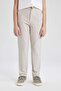 Boy's Standard Leg Linen Blend Trousers Z1706A624Sm - 6