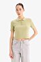 Slim Fit Polo Collar Knitwear Sweater N9752Az24Sp - 3