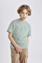 Boy's Crew Neck Short Sleeve T-Shirt B6158A824Sm - 3