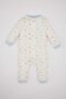 Baby Boy Newborn Patterned Long Sleeve Jumpsuit C1538A524Sm