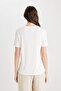 Regular Fit Crew Neck Printed Short Sleeve T-Shirt C2126Ax24Sp - 6