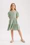 Girl's Bürümcük Short Sleeve Dress B4335A824Sm - 2