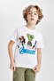 Marvel Avengers Crew Neck Short Sleeve T-Shirt for Boy B7219A824Sm - 4