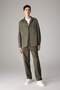 100% Cotton Oversized Wide Fit Polo Collar Cross Woven Shirt Jacket C2896Ax24Sp - 2