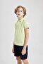 Boy's Pike Short Sleeve Basic Polo T-Shirt B6162A824Sm - 3