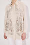 Embroidered Linen Shirt - 5