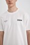 100% Cotton Regular Fit Crew Neck Back Printed Short Sleeve T-Shirt C3466Ax24Sp - 8