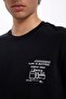 100% Cotton Slim Fit Slim Cut Crew Neck Printed Short Sleeve T-Shirt C2132Ax24Sm - 5
