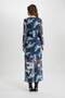 Bodycon Scoop Neckline Tie Dye Tulle Midi Long Sleeve Evening Dress C5082Ax24Sp - 7