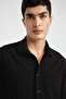 Regular Fit Polo Collar Crinkle Basic Plain Long Sleeve White Shirt B6484Ax24Sp - 4
