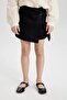 Girl's Gabardine Shorts Skirt C0127A824SM - 3