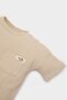 Crew Neck Waffle Short Sleeve T-Shirt Baby Boy C2208A524Sm - 2