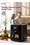 Impex 4.5L Digital Air Fryer, 1200W, Adjustable Temp Control, Oil-Free Cooking, Black. -  AF 4307. - 8