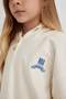 Girl's Nba Wordmark Crop Hooded Sweatshirt C0804a824sp - 5