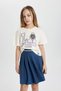Girls Nba Los Angeles Lakers Crew Neck Short Sleeve T-Shirt C0803A824Sm - 6
