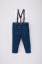 Baby Boy Jean Pants Trouser Suspender Set of 2 B6741A524Sp - 4