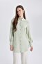Regular Fit Basic Long Sleeve Shirt Tunic Z3538Az24Sp - 3