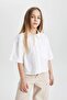 Boxy Fit Cotton Pack Short Sleeve Shirt for Girls C0504A824Sp - 4