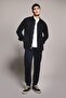 Regular Fit Polo Neck Cotton Long Sleeve Black Shirt B4140Ax24Sp - 2