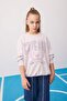 Nba Chicago Bulls Oversize Wide Fit Crew Neck Sweatshirt Girls' C0802A824Sp - 3